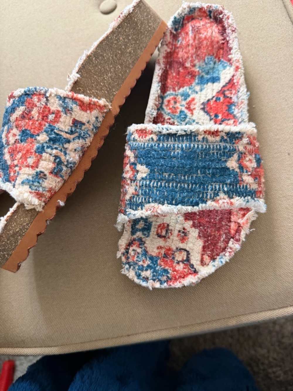 Free People Woven Wonders Footbed Sandals 🔥 Size 9 - Picture 3 of 6
